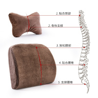 金橡树泰国进口天然乳胶护腰靠垫腰垫座椅腰枕司机车用车载头枕背靠