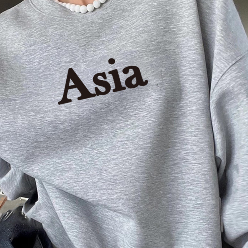 唐狮秋冬季女圆领卫衣半裙两套韩系简约休闲穿搭潮
