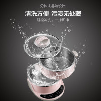 小熊（Bear）煮蛋器 多功能家用蒸蛋器 不锈钢早餐机 微电脑智能预约定时全自动蒸蛋机电火锅电蒸锅 ZDQ-B05A2