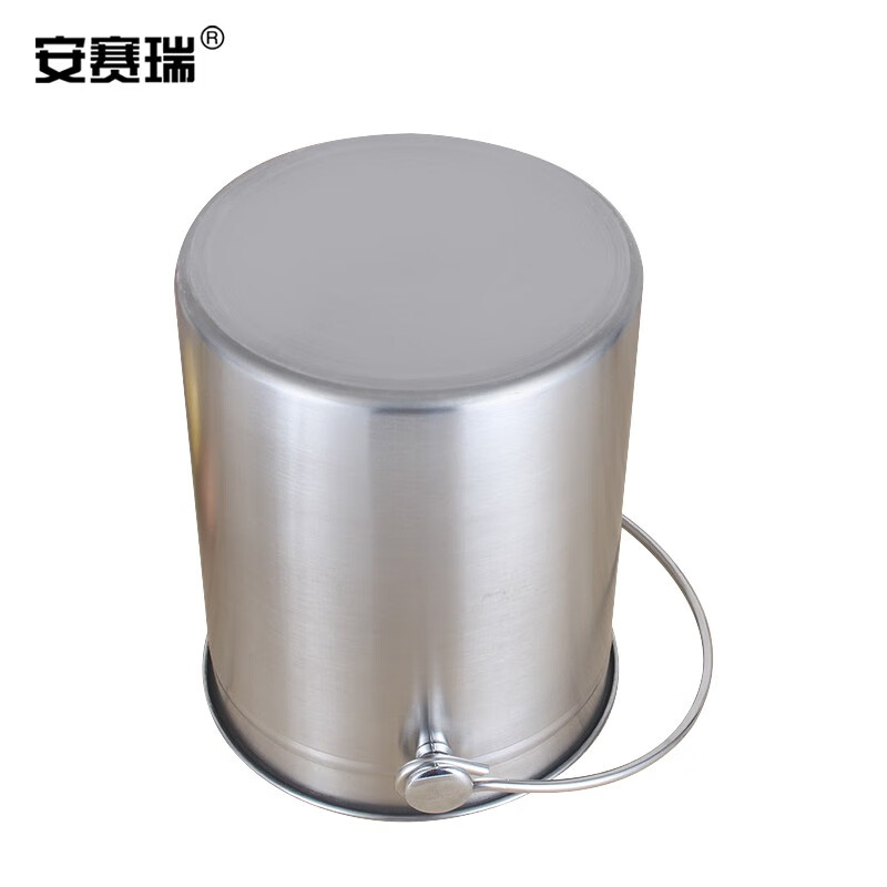 安赛瑞 不锈钢冰桶 商用手提冰粒桶 5L 啤酒桶红酒香槟冰块桶冰酒桶 26359高清大图