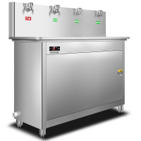 德玛仕 DEMASHI 直饮水机 学校专用电热开水器 商用学校烧水机 不锈钢 KS-30LT-4(一开三温)