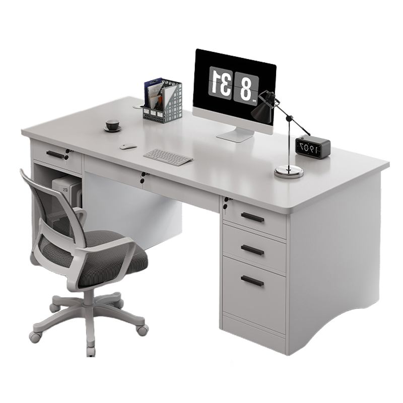 烁恒电脑桌1.2m+椅套高清大图