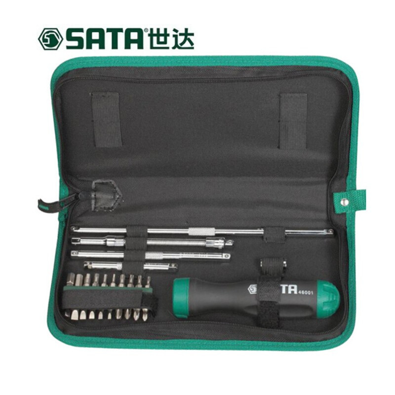世达(SATA) 09343 26件普通柄棘轮螺丝批组套 单套装