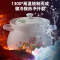 荣事达(Royalstar)砂锅炖锅家用汤煲4L中式养生陶瓷煲耐高温燃气煤气灶专用炖汤熬药焖烧沙锅RA182217