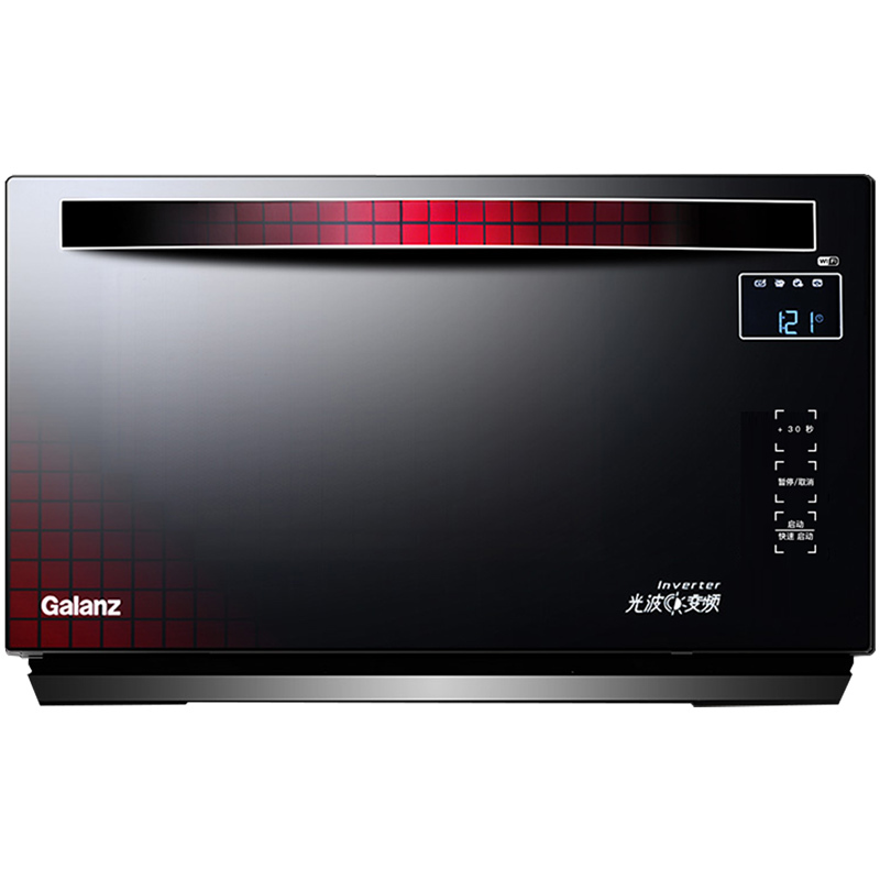 格兰仕变频不锈钢微波炉烤箱一体光波炉智能家用黑色