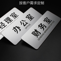 WFX 定制不锈钢磨砂函牌 腐蚀烤漆（200*30cm） 1块 GZNY-257