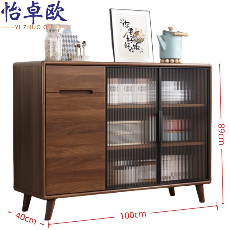 怡卓欧餐边柜70*40*130cm个高清大图
