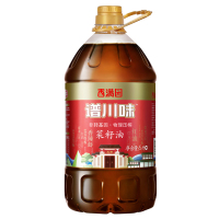 香满园 非转基因物理压榨 谱川味菜籽油5L 食用油 四川浓香菜籽油
