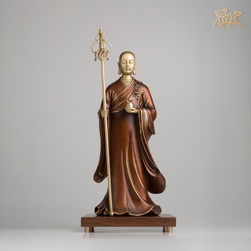 美帮汇全铜摆件《地藏之一》家居饰品 铜工艺品 佛像摆件高清大图
