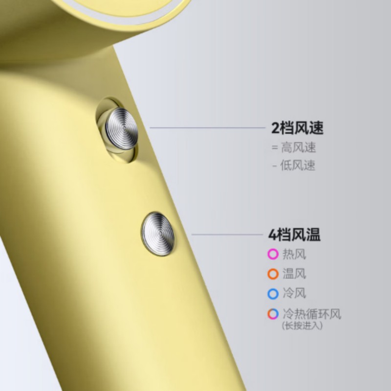 康巴赫吹风机家用高速电吹风大风力护发速干KHD-LY01XB高清大图