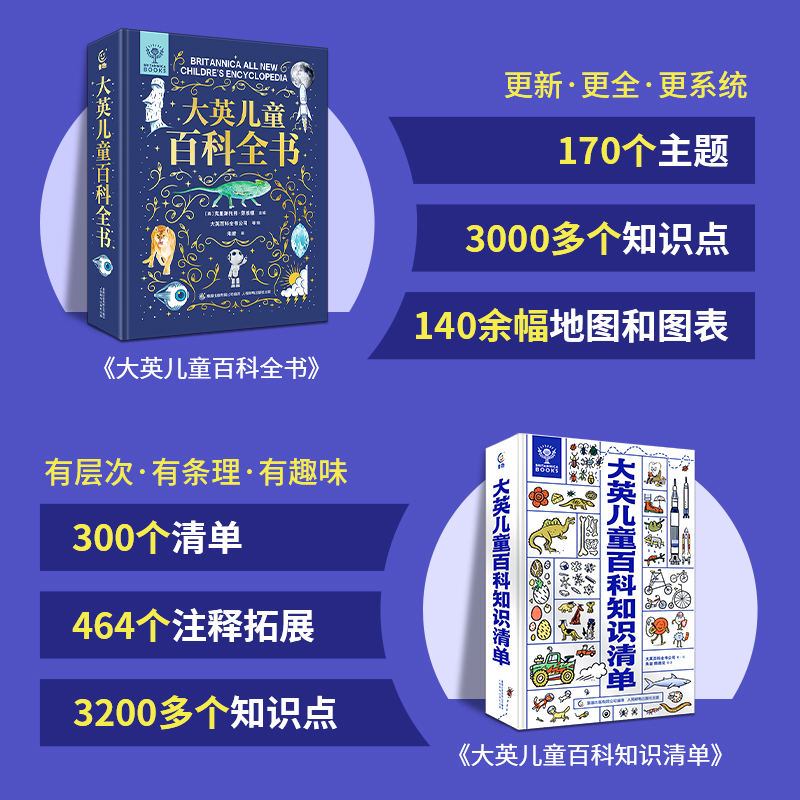 大英儿童百科全书+DK万物大百科(全2册) [正版]大英儿童百科全书 十万个为什么百科全书全套 6-15岁小学生三四五年高清大图