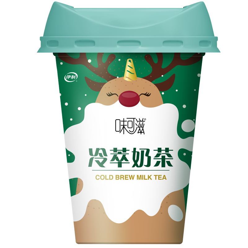 伊利 味可滋冷萃奶茶红绿限定CP装 250ml*15盒【新老包装随机发货】