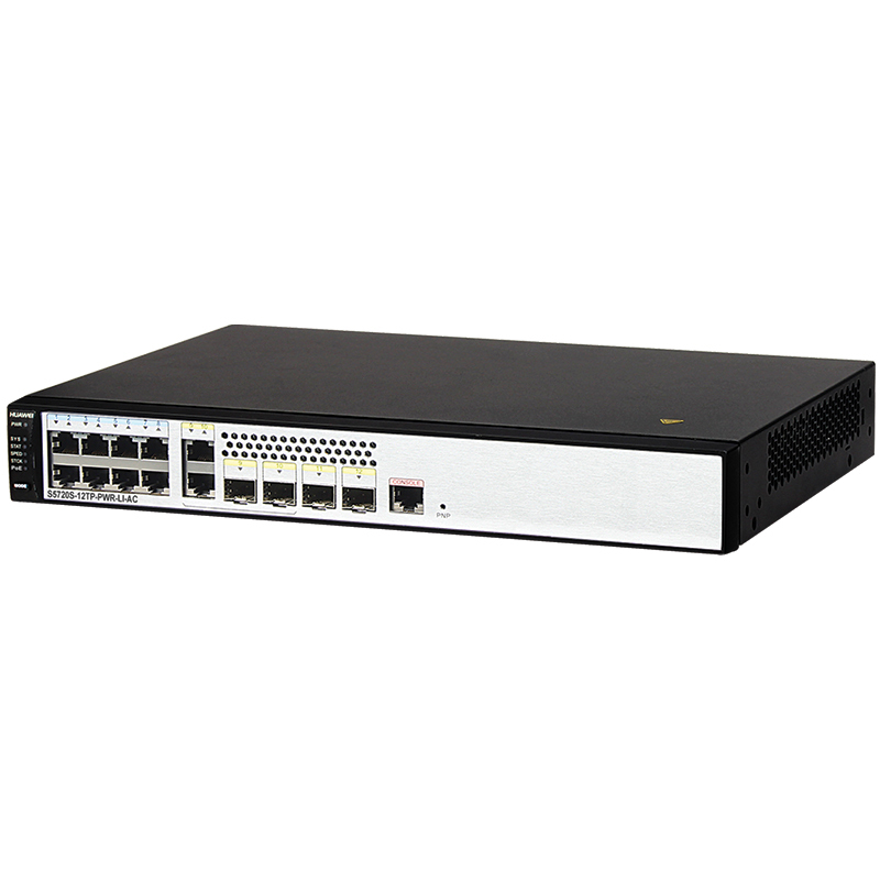 华为(HUAWEI)S5720S-12TP-PWR-LI-AC 8口千兆POE 精简型企业交换机