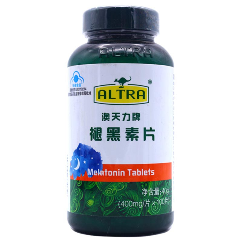 澳天力褪黑素片100片改善睡眠失眠安神助眠退黑素153235
