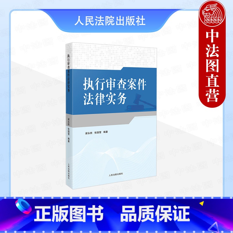 执行审查案件法律实务 [正版] 2024新 执行审查案件法律实务 张国雪 编著 民事强制执行法律规定司法解释案例分析司法
