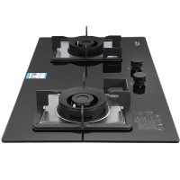 澳柯玛(AUCMA)台嵌两用燃气灶3T610B 黑晶钢化玻璃煤气灶 天然气