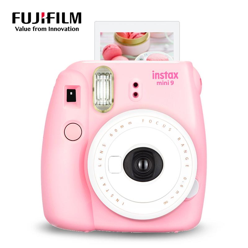 富士(FUJIFILM)INSTAX 拍立得 相机 一次成像相机 mini9 粉拼白(含20张胶片)