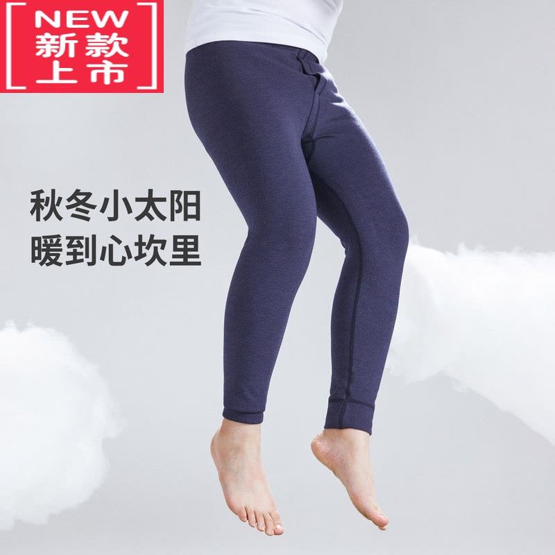 可莉允TABE 胖童保暖裤儿童中大童胖童装男加肥加大德绒秋裤图片