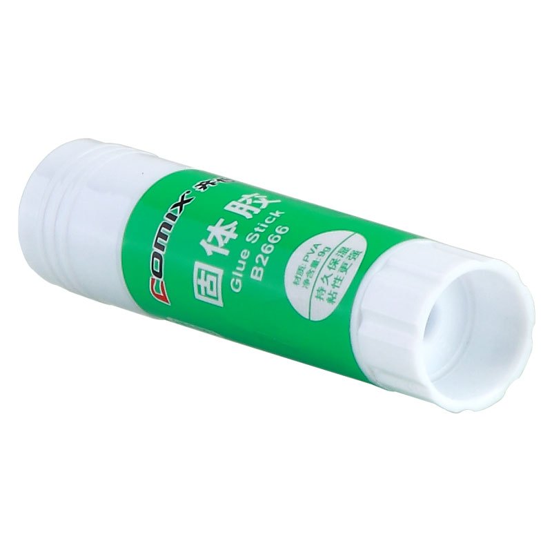 齐心 B2666 固体胶 办公胶高粘性小号9g财务胶棒儿童手工胶棒(一瓶装)