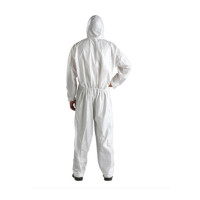 3M 4515白色带帽连体防化服XL