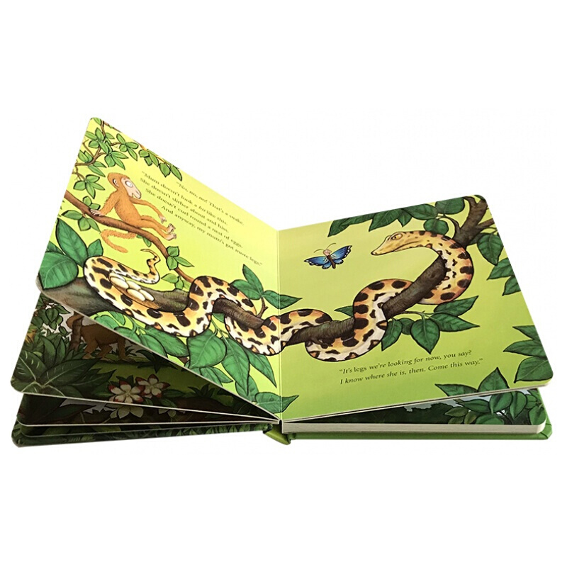 [正版]小猴子找妈妈 英文原版 Monkey Puzzle 朱莉娅唐纳森 桂冠作家 启蒙绘本纸板书 搭小房子变大房子高清大图