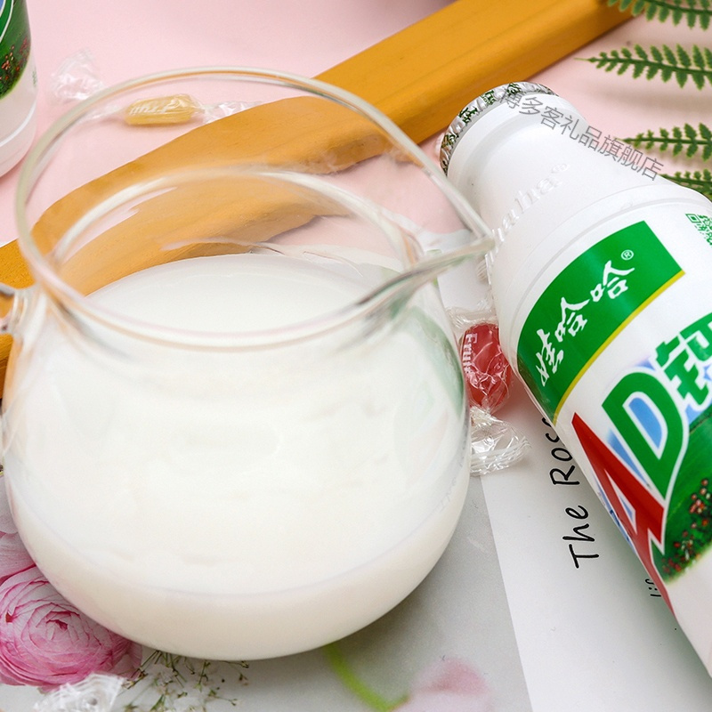 客>ad钙奶220g*24瓶整箱牛奶风味饮料品儿童哇哈哈乳酸甜奶>800_800