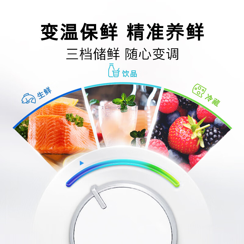 博世 K6C82EA98C 星际灰 冰箱550L十字对开四开门变频电冰箱M8 铂金净风 变温冷鲜 鲜润保湿空间高清大图