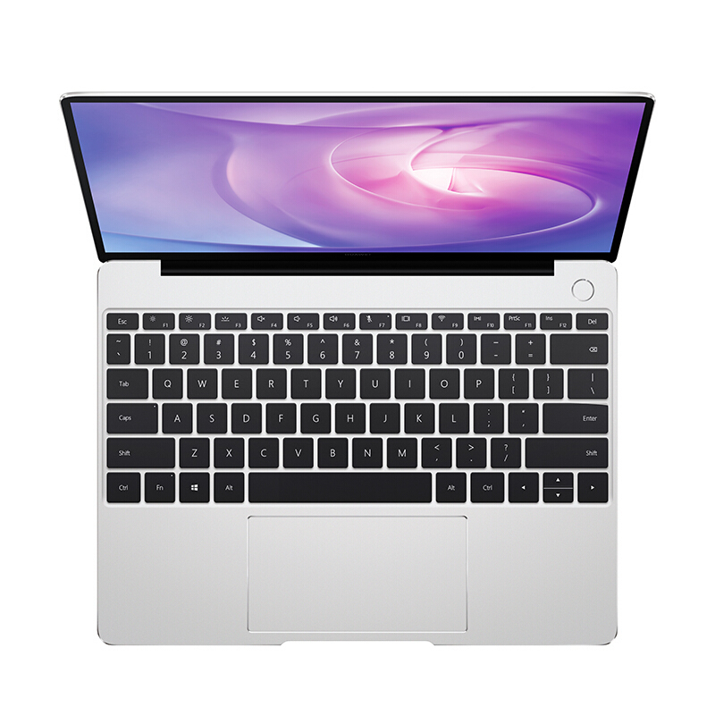 华为 HUAWEI MateBook 13 13英寸全面屏轻薄本笔记本电脑(i7-8565U 8GB 512GB固态硬盘 MX250独显 2K高清屏 指纹识别 皓月银)