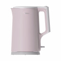 美的（Midea）HJ1722a同款电水壶苏漂家用304不锈钢自动断电双层1.7L水壶