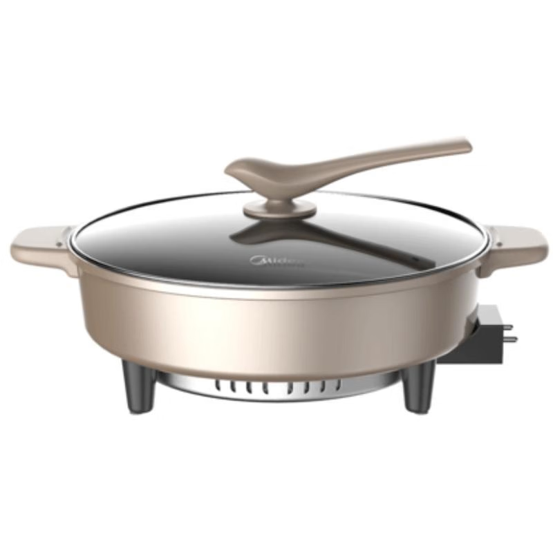 美的(Midea) DH3411 锅具 家用多功能电热锅 大容量一体式 4L