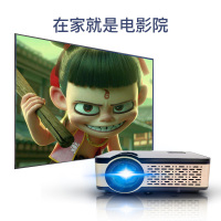 轟天砲新款语音投影仪家用4K全高清便携式投影机智能微型4K无屏电视1080p办公手机3D迷你掌上苹果安卓同屏投影机 1920×1080