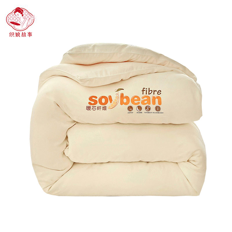织娘故事 被子 提花大豆被 150*200cm3斤 张高清大图