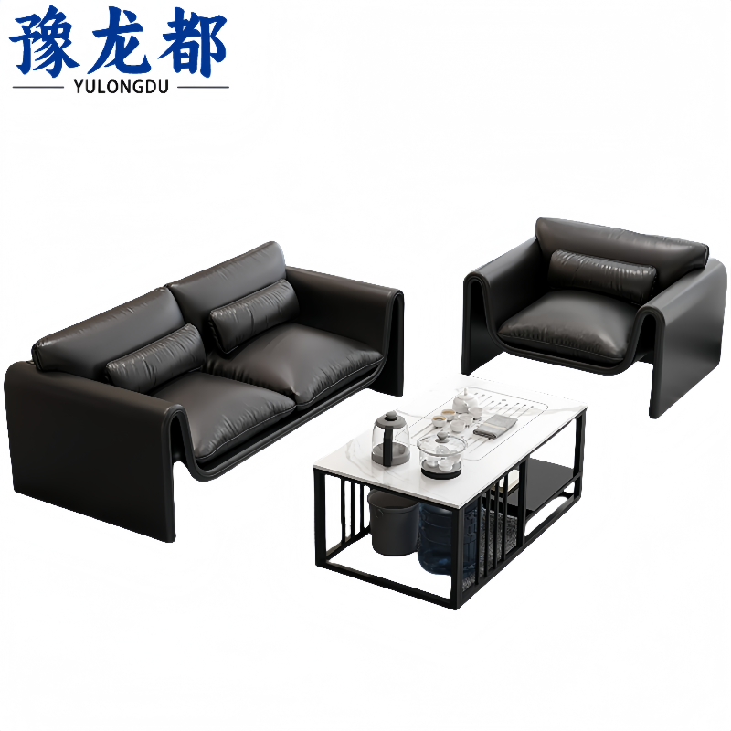 豫龙都沙发1+2+茶几套高清大图