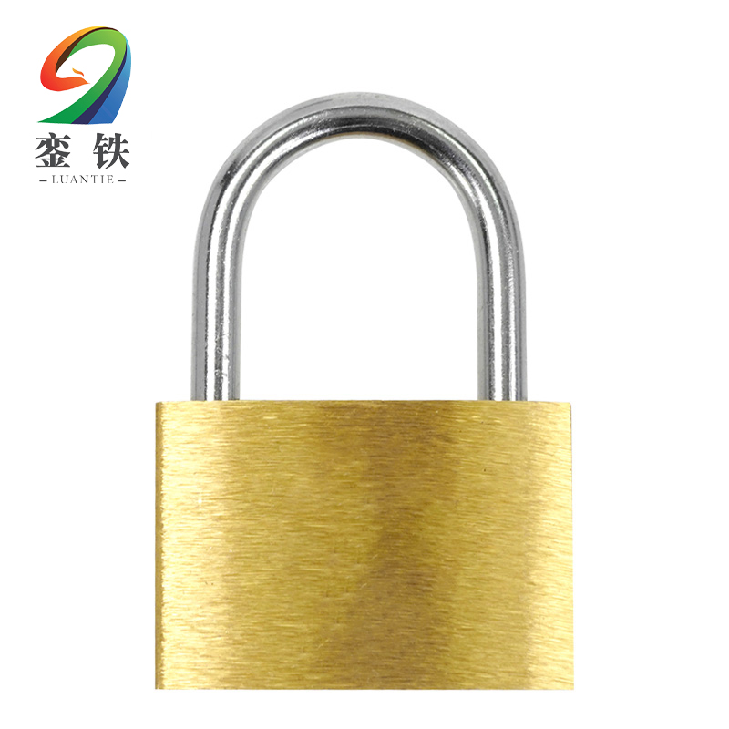 銮铁铜挂锁40mm单开把高清大图