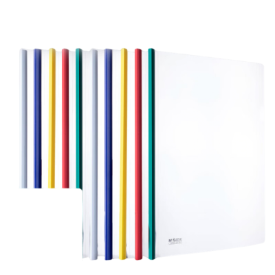 晨光 M&G 抽杆夹ADM94520 A4 10mm (红蓝黄白) 10个/包 (颜色随机)包