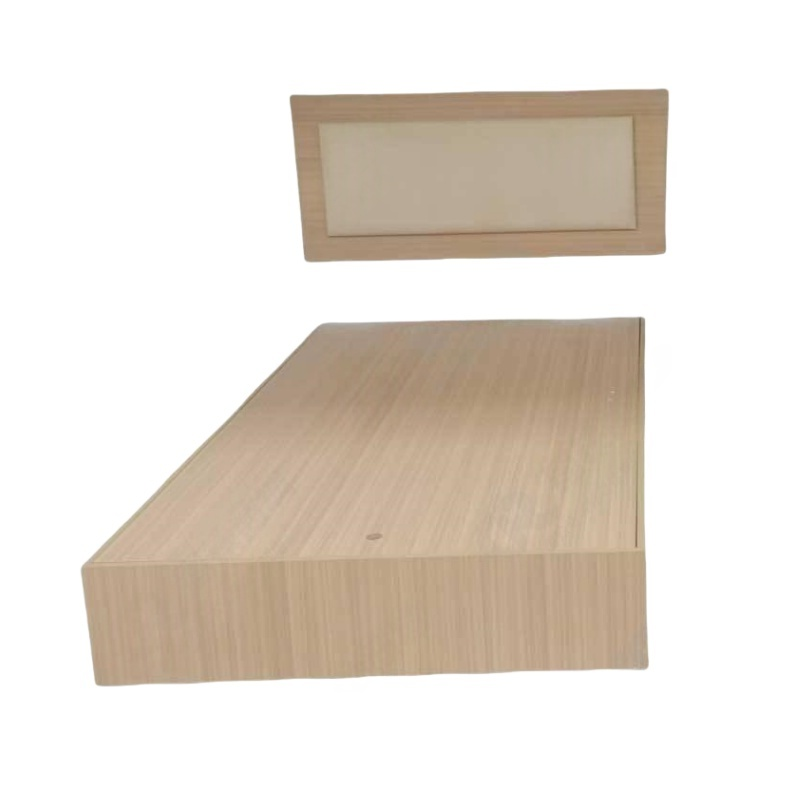 桃锦堂 床+床垫+床头柜(含背板)1.2m套高清大图