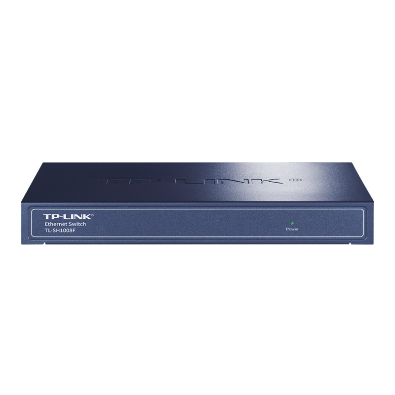 TP-LINK TL-SH1008F 8光口全2.5G高速网络交换机超千兆监控摄像头电脑企业级商用办公家用tplink