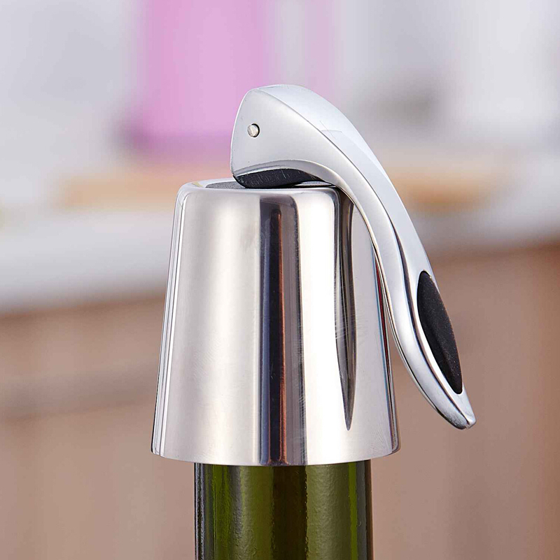 可抽真空红酒塞不锈钢葡萄酒瓶塞 红酒塞子酒具用品