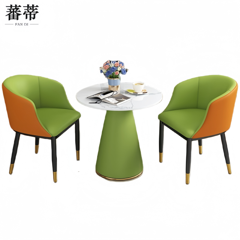 蕃蒂 休闲桌 80CM单桌二椅套高清大图