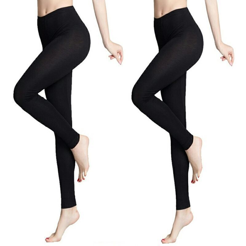 白织鸟秋裤女单件莫代尔美体薄款内穿紧身线裤女棉毛保暖裤高腰大码