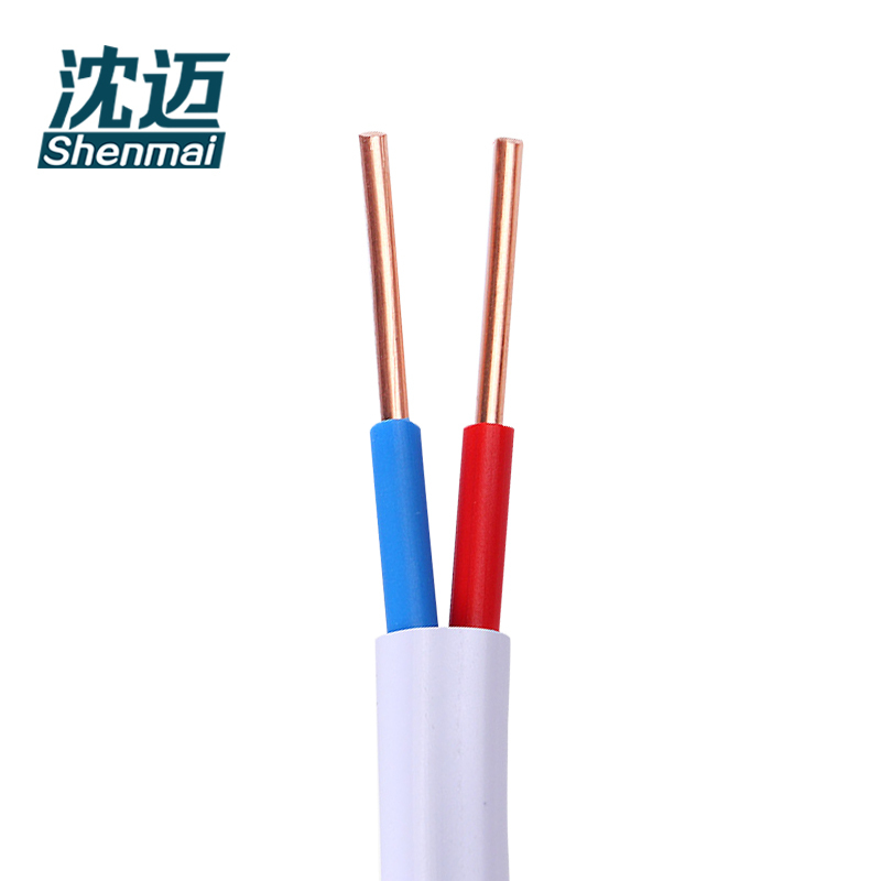 沈迈 铜芯硬电线 ZR-BVVB-2*1.5mm²(95米) /捆高清大图