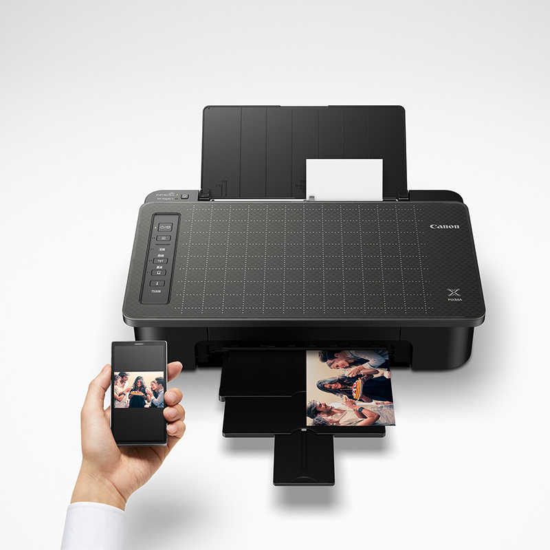 佳能canonts308彩色喷墨打印机家用办公手机无线wifi智能复印打印机