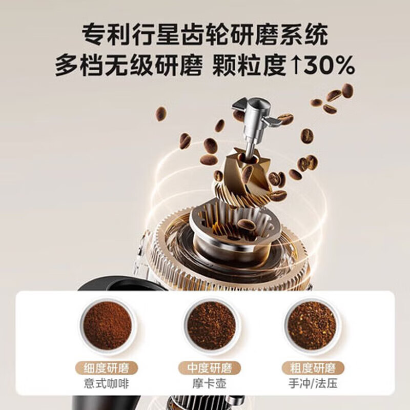 美的(Midea)鲜萃咖啡机家用/办公室全自动意式浓缩加冰模式萃取全彩屏菜单自动清洗 MA-ACOSX10高清大图