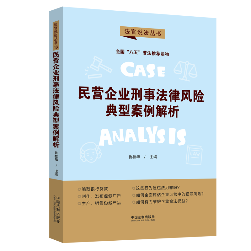 正版新书】民营企业刑事法律风险典型案例解析鲁桂华978752161934