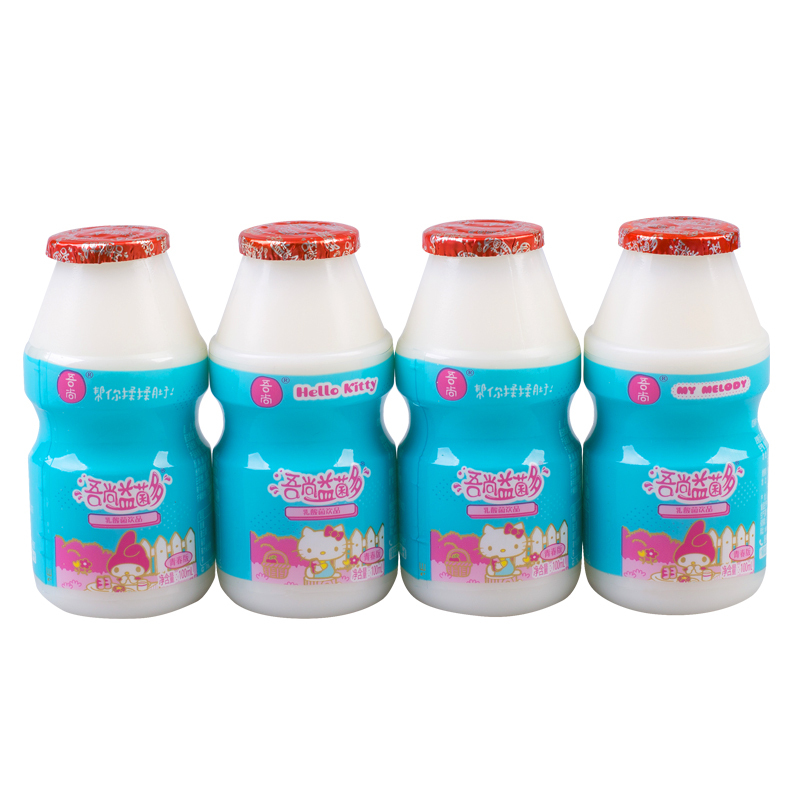 吾尚hellokitty青春版乳酸菌饮品饮料整箱酸奶100ml×20瓶膜包