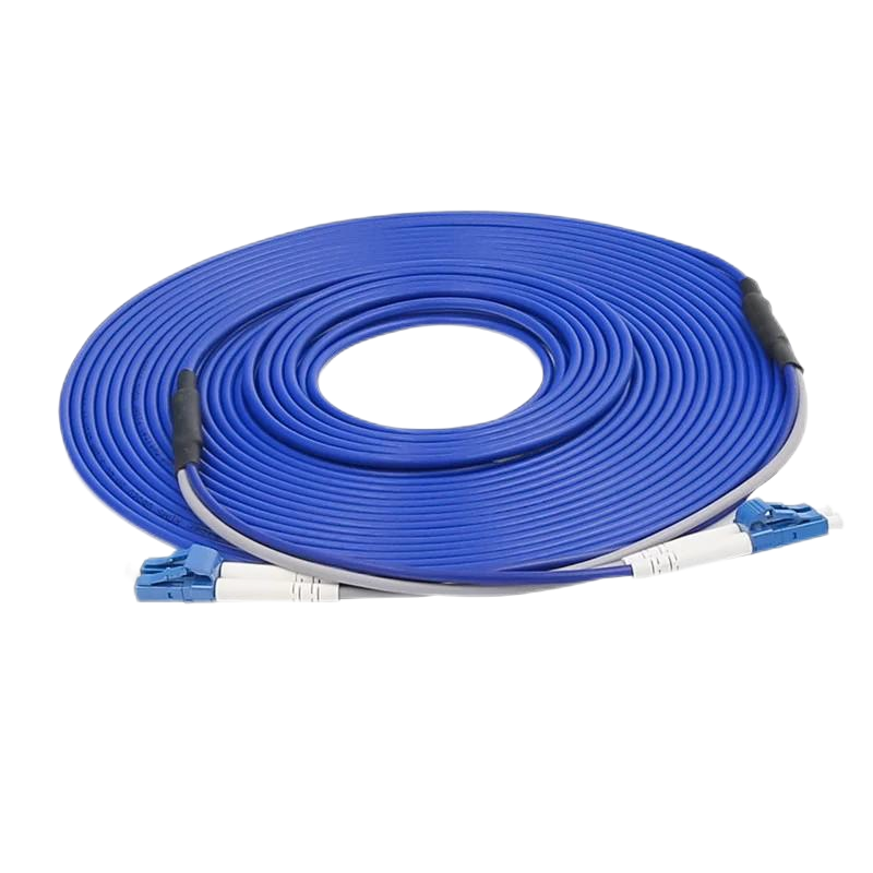 优普光铠装单模双芯光纤跳线LC-LC 2米/根高清大图