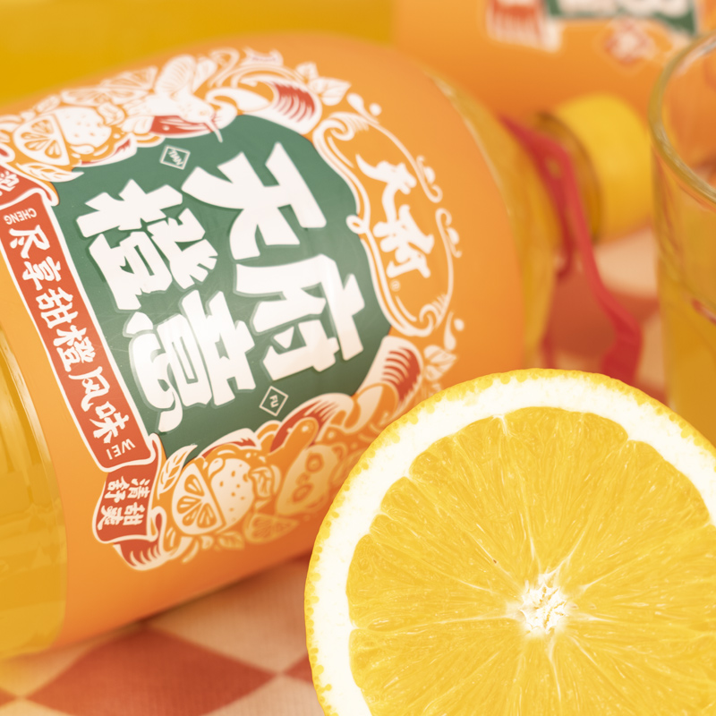 天府可樂可乐橙意汽水草本精制国产碳酸饮料大瓶组合装高清大图