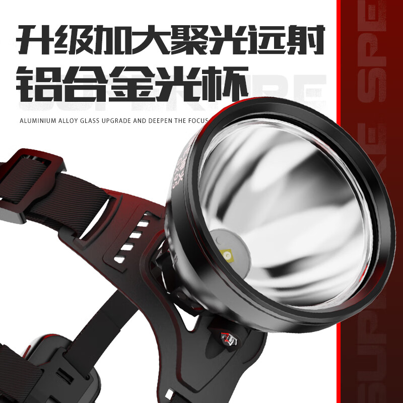 神火GX95头灯强光超亮长续航充电户外夜钓感应防水工作矿头戴式照明灯钓鱼高清大图