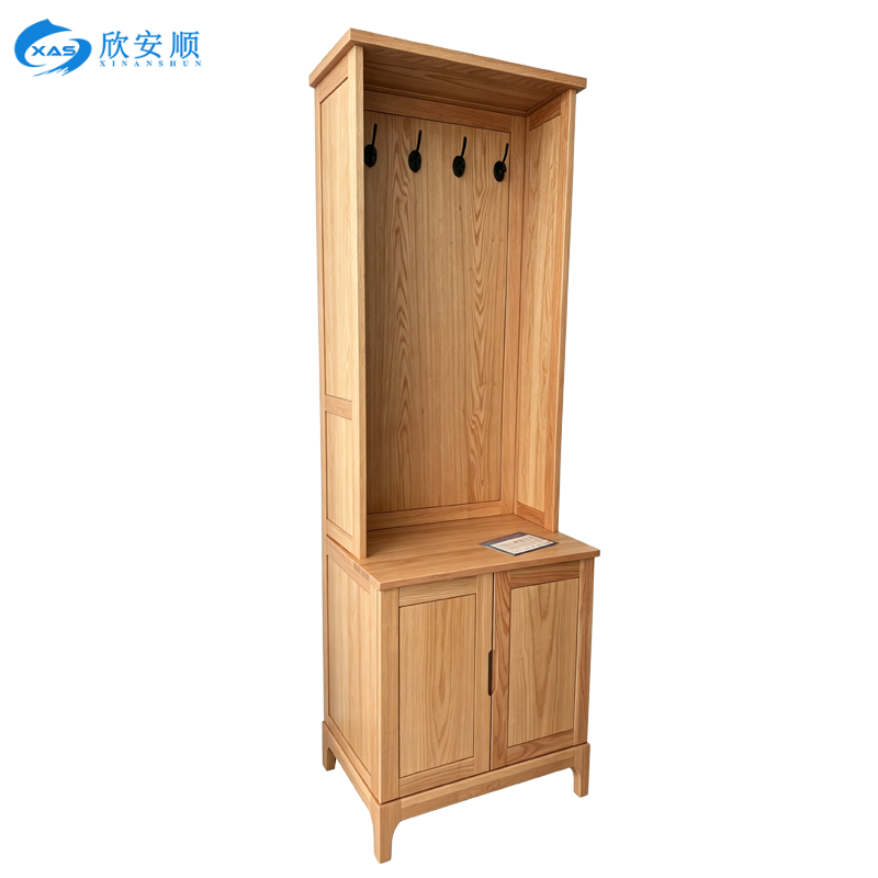 欣安顺 挂衣鞋柜1000*400*2000mm 组高清大图