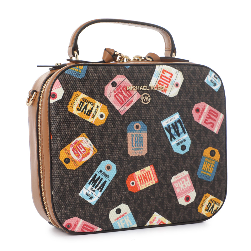 Michael Kors 迈克·科尔斯 女士时尚挎包 32T0GT9C2O-BROWNMULTI